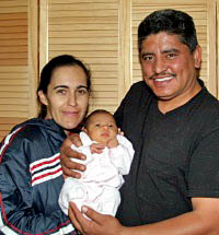 Viviana, Meno and little Naomi Viviana